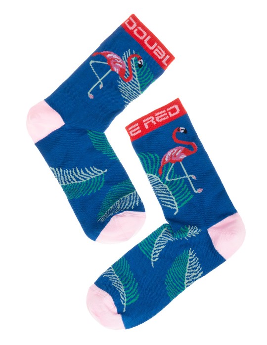 DOUBLE FUN Socks Art Deco Flamengo