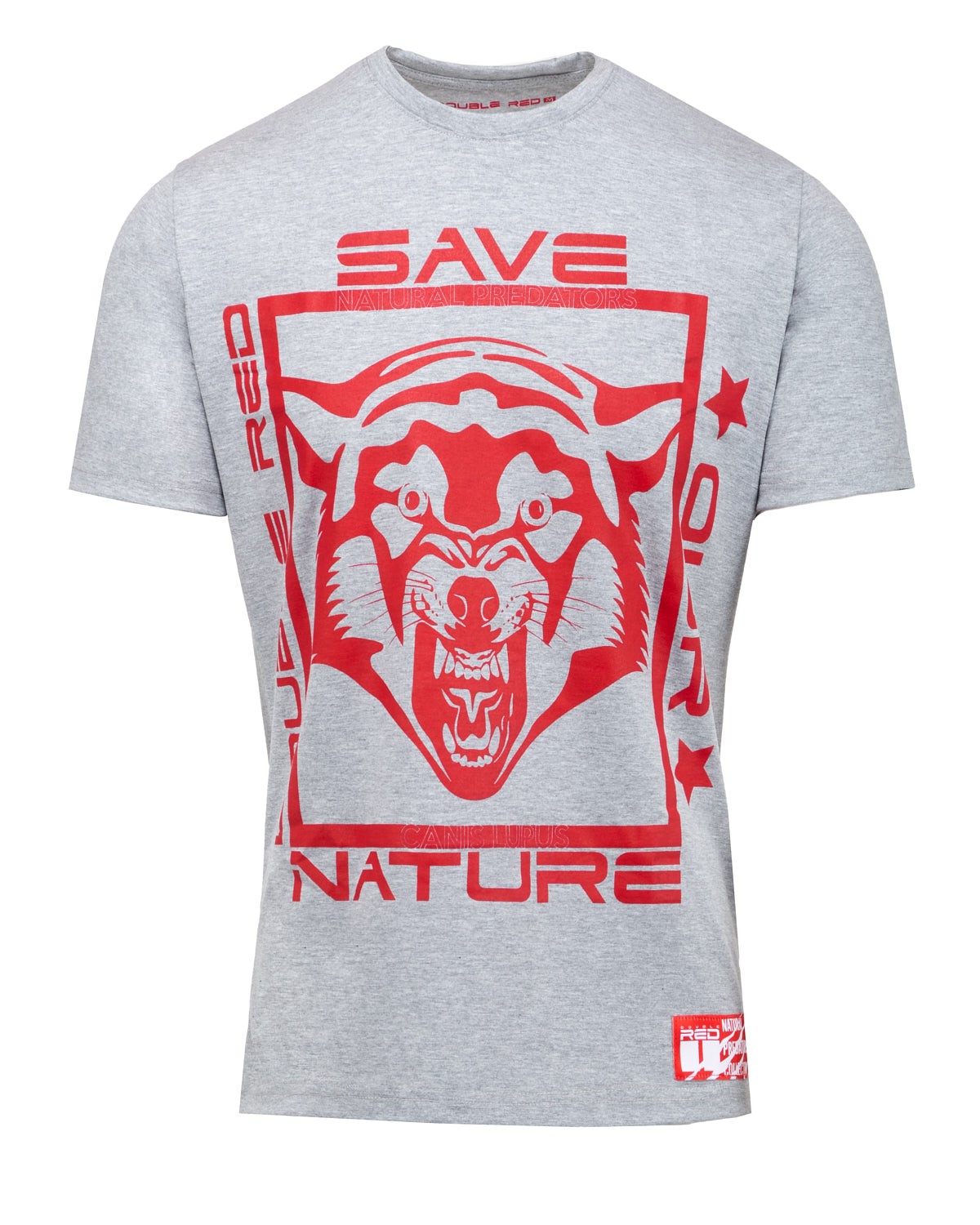 Natural Predators Wolf T-Shirt Grey