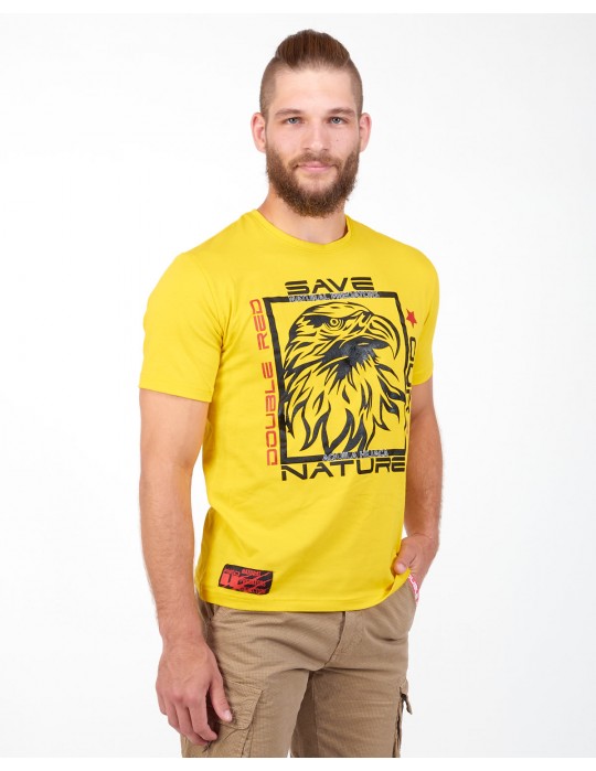 Natural Predators Eagle T-Shirt Yellow