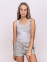 DOUBLE RED Basic Summer Top Tank Grey
