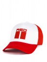 DOUBLE RED 3D red/white Cap