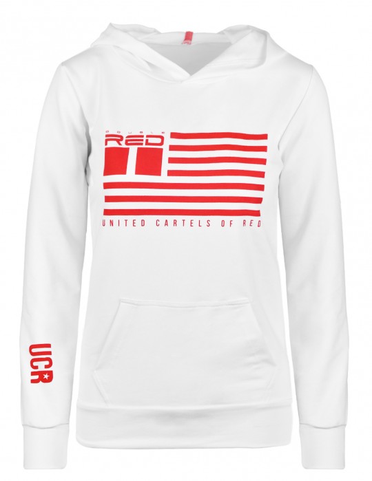 United Cartels Of Red UCR White Hoodie