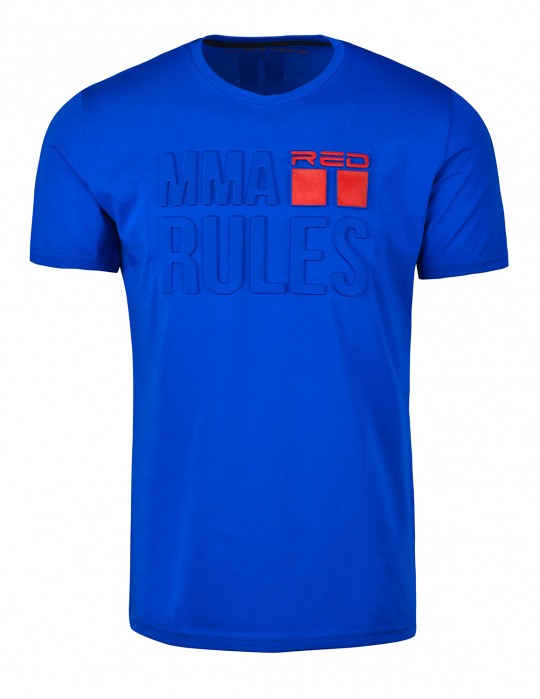T-Shirt MMA RULES Blue